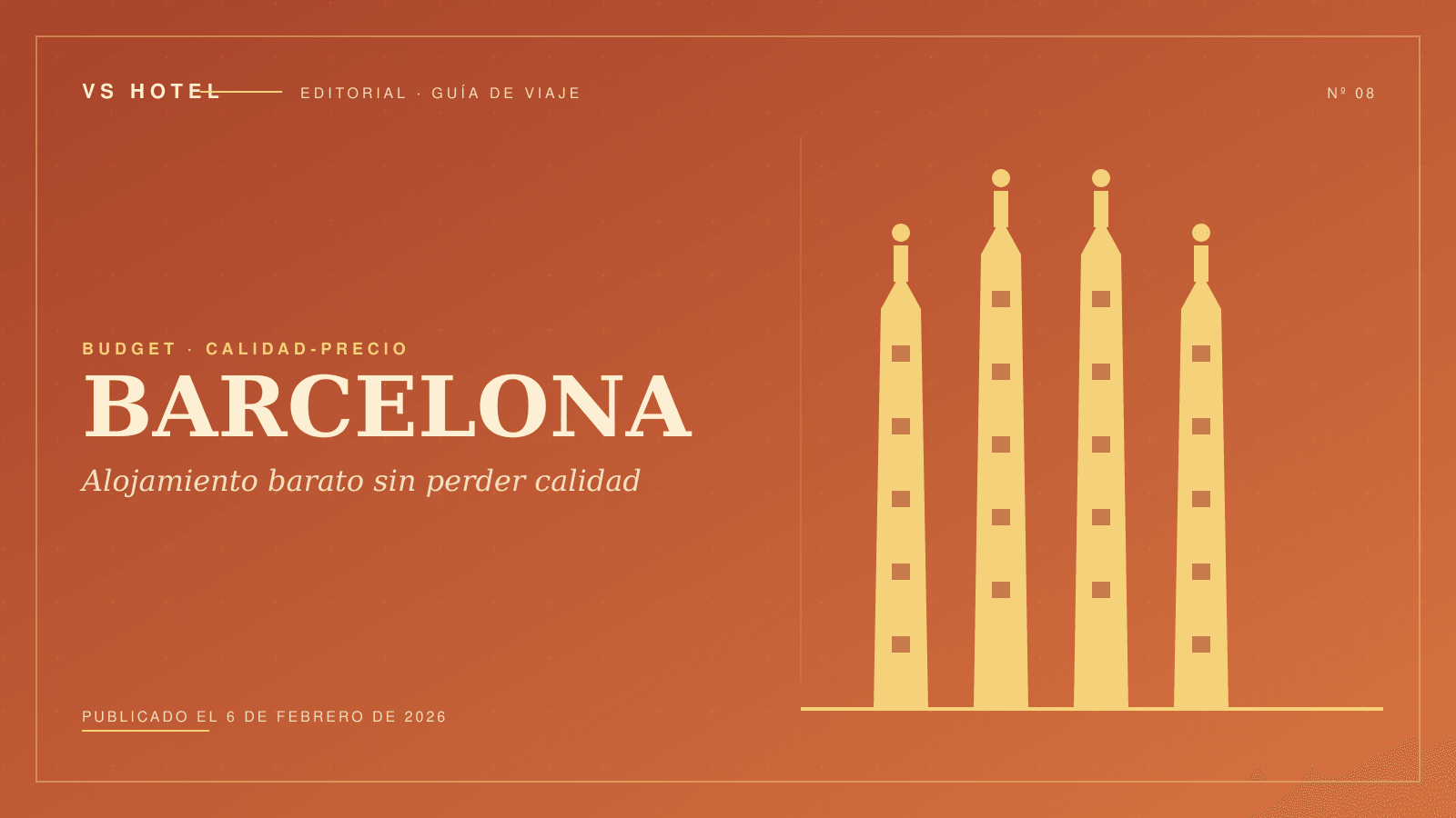 Guía de alojamiento barato en Barcelona sin perder calidad