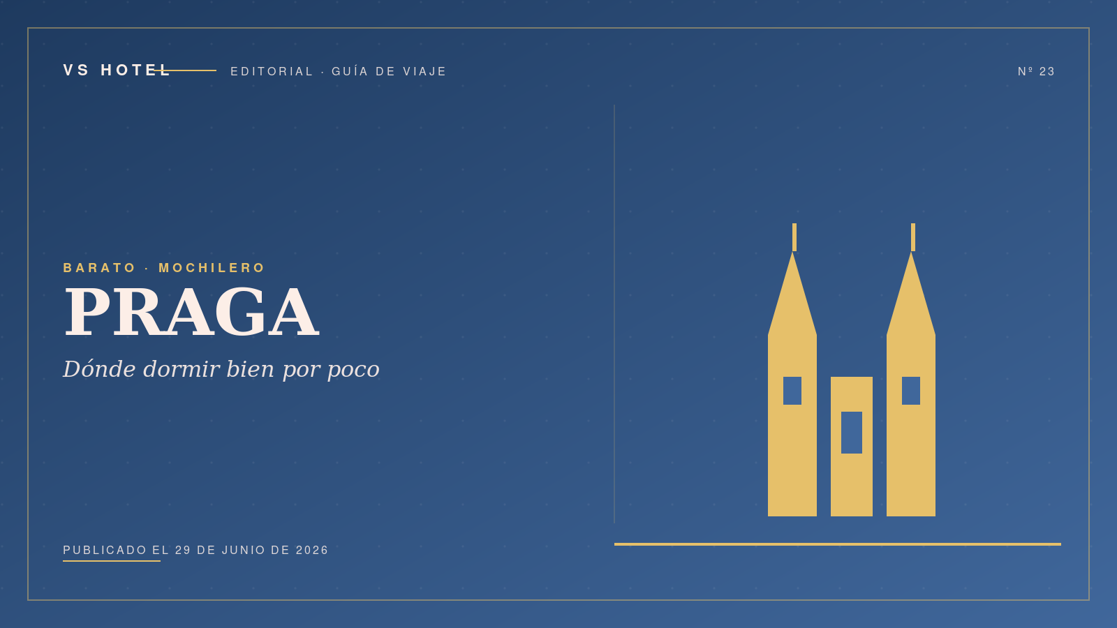 Hostales y hoteles baratos en Praga: guía 2026